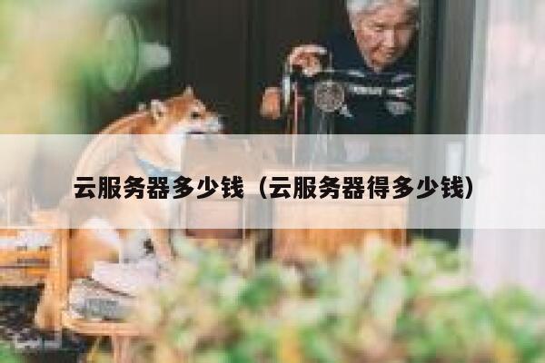 云服务器多少钱（云服务器得多少钱）