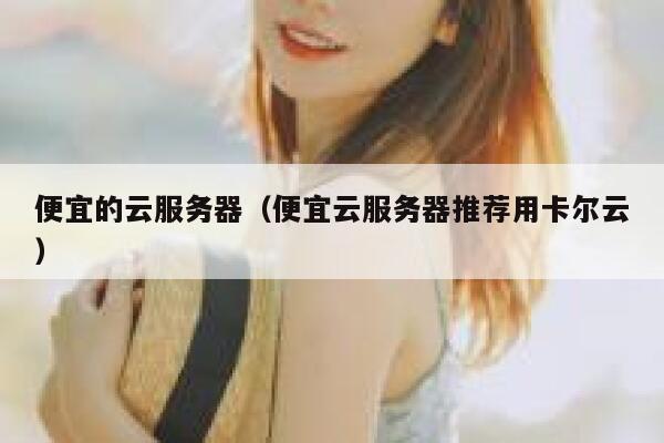 便宜的云服务器（便宜云服务器推荐用卡尔云）